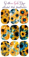Load image into Gallery viewer, Alcohol Ink Sunflowers