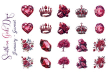 Load image into Gallery viewer, January - Garnet (2025 Birthstone Collection)