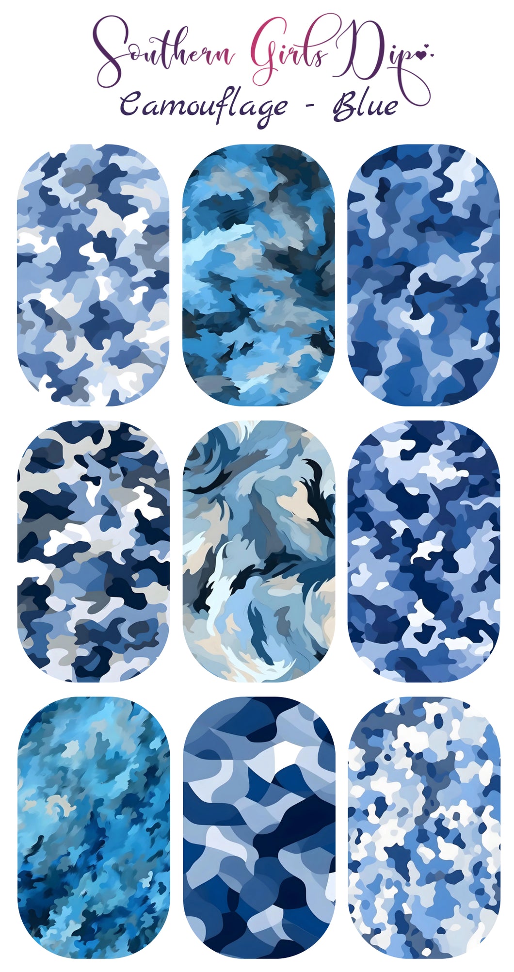 Camouflage - Blue