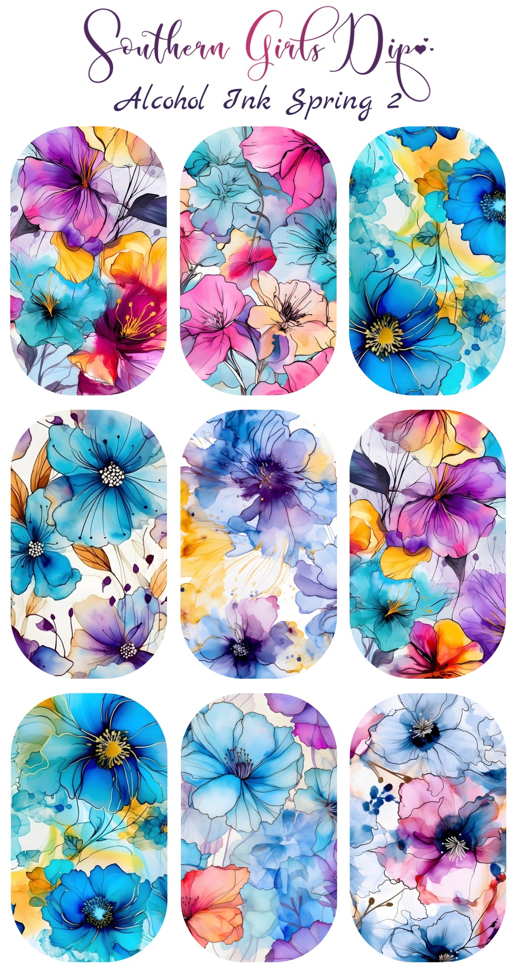 Alcohol Ink Spring 2