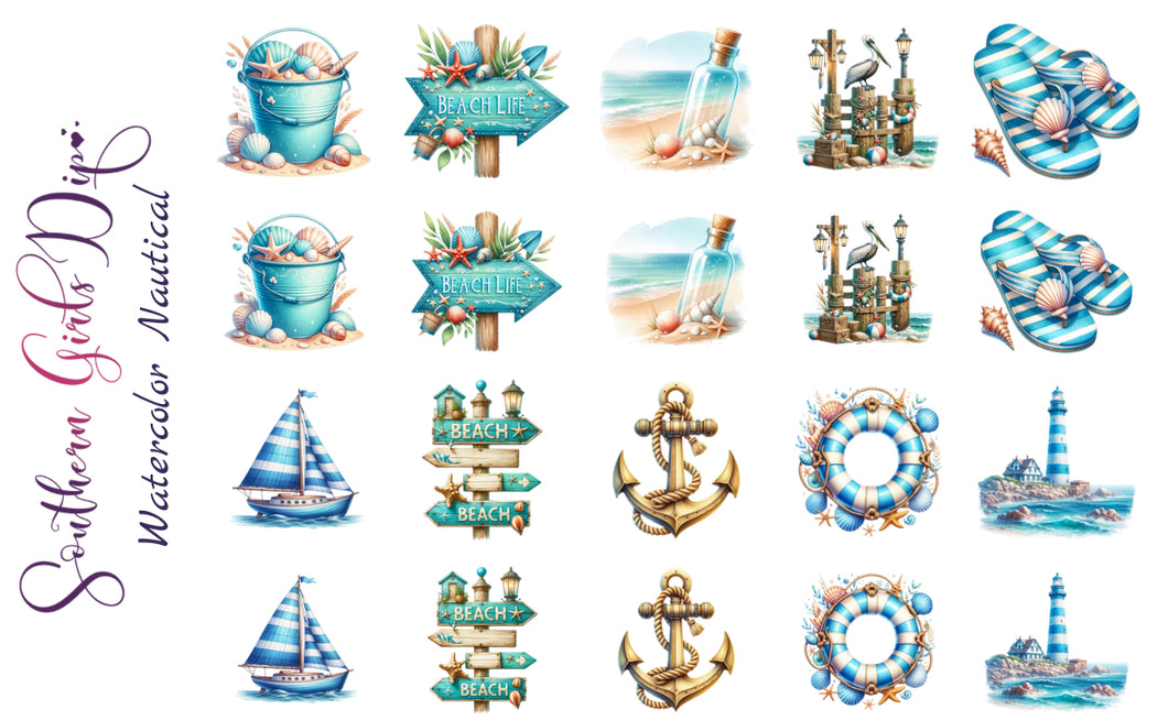 Watercolor Nautical