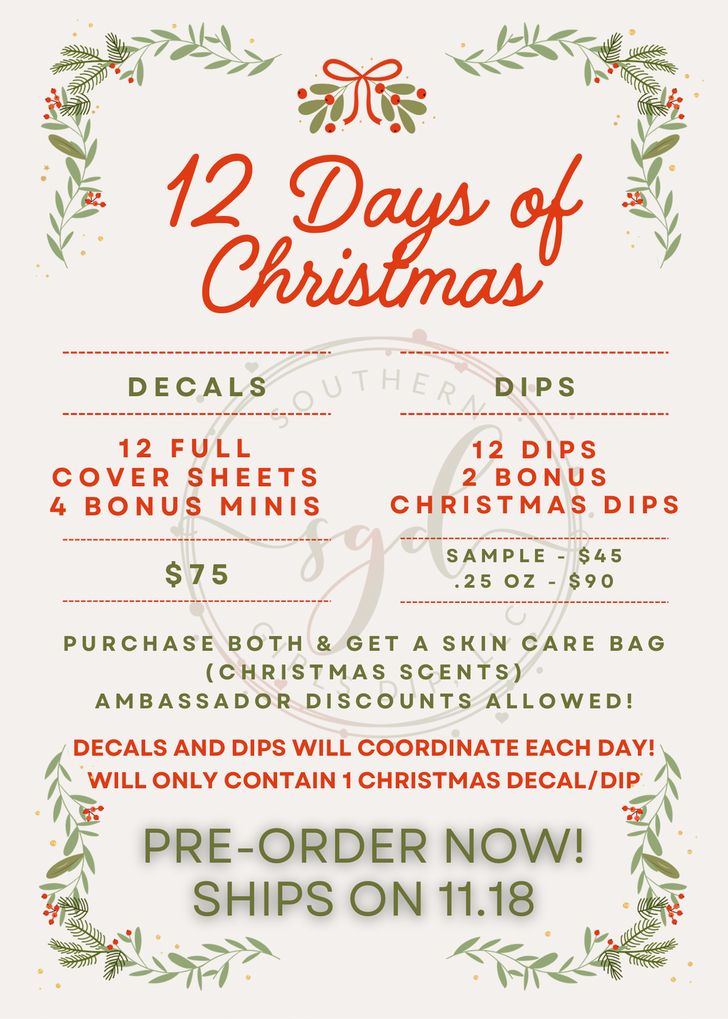 12 Days of Christmas